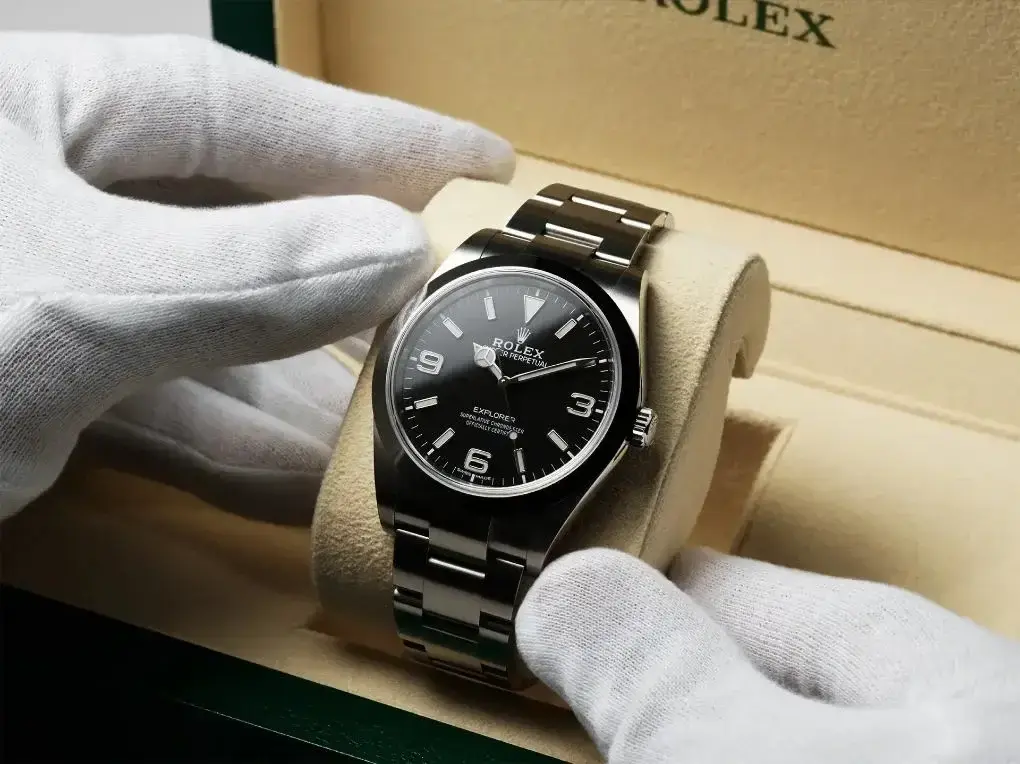 Valorisation de la boîte Rolex