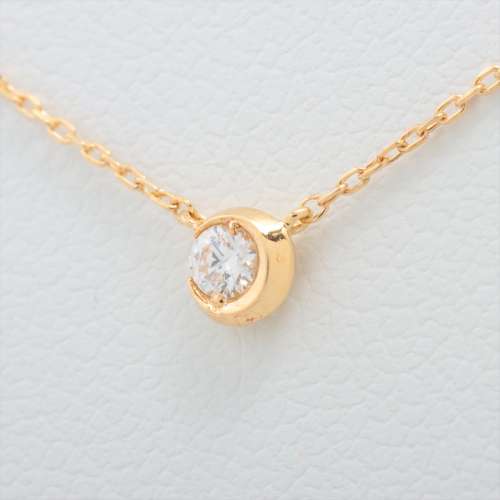 bijoux en forme d'étoile Diamants colliers K18(YG) Un rang
