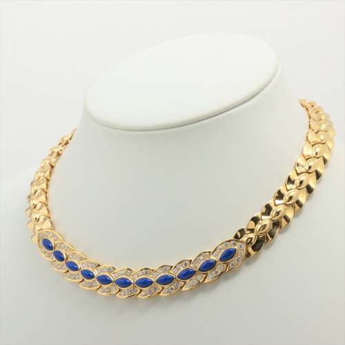 Dior lapis-lazuli Diamants colliers 750(YG) Rang AB