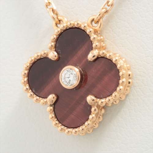 Van Cleef & Arpels Alhambra Vintage œil de cible Diamants colliers 750(PG) Rang AB
