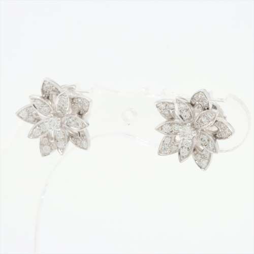 Van Cleef & Arpels Lotus Mini diamond Piercing jewelry 750(WG) AB rank