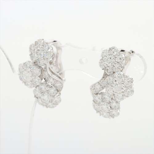 Van Cleef & Arpels Snowflake diamond Piercing jewelry Pt950 SA rank