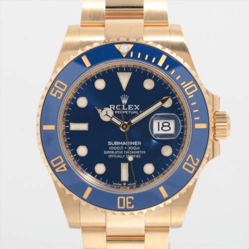 Rolex sous-marinier 126618LB YG AT cadran bleu Rang AB