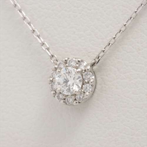 Vendome Aoyama Grace diamond Necklace Pt950×Pt850 AB rank