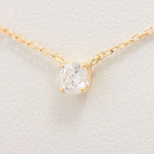 Vendome Aoyama diamond Necklace K18(YG) AB rank