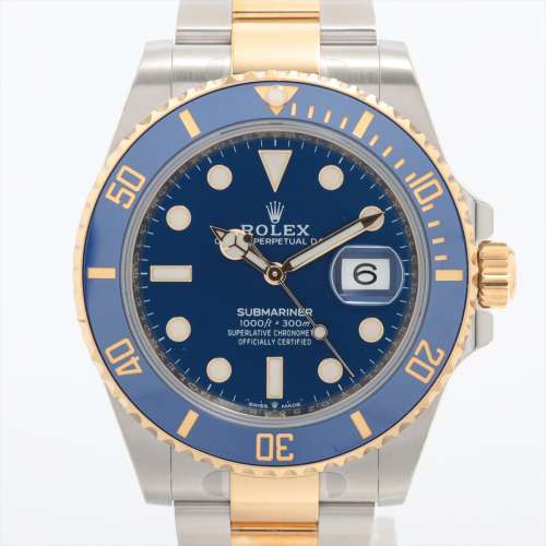 Rolex sous-marinier 126613LB SS×YG AT cadran bleu Un rang