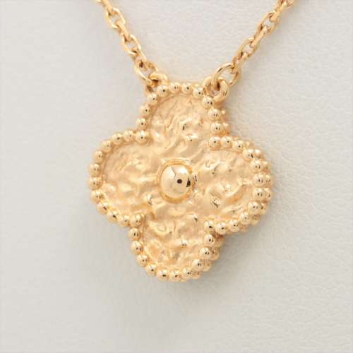 Van Cleef & Arpels Vintage Alhambra Necklace 750(YG) AB rank