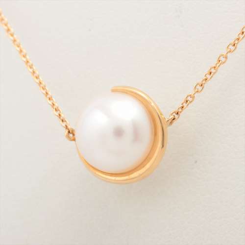 bijoux en forme d'étoile Perl colliers K18(YG) Environ 8,0 mm Rang AB