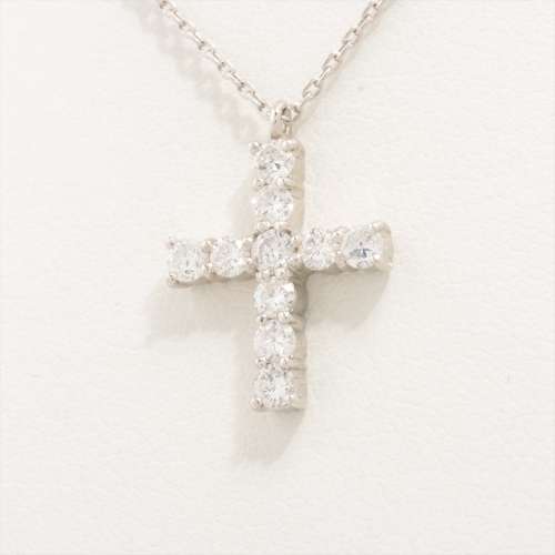 Vendome Aoyama diamond Necklace Pt900×Pt850 AB rank