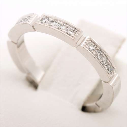 Cartier Maillon Panthere moitié Diamants bagues 750(WG) 51 Rang AB