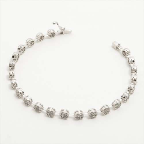 Diamants bracelets K18WG Rang B