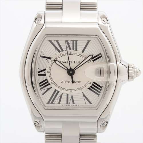 Cartier Roadster W62025V3 SS AT Silver-Face AB rank