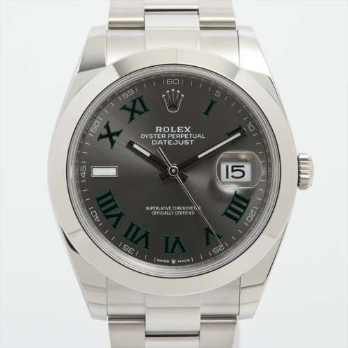 Rolex Date juste 126300 SS AT cadran gris Rang SA