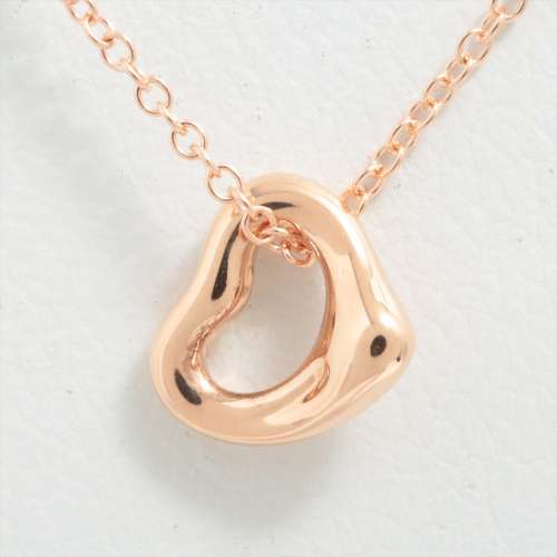 Tiffany Open Heart Mini Necklace 750(PG) AB rank