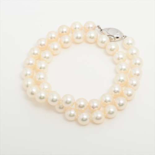 Pearl Necklace SV Approx. 8.5 mm to 9.0 mm B rank