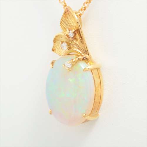 Opale Diamants colliers K18 Rang B