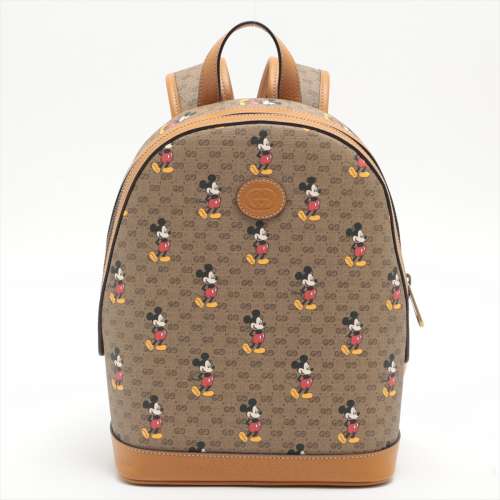 Gucci x Disney Mini GG Supreme sac à dos/sac à dos beige Rang AB