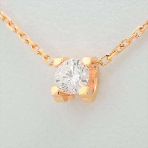 Cartier C de Cartier diamond Necklace 750(YG) E AB rank