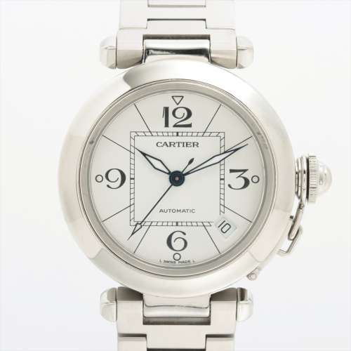 Cartier Pasha C W31074M7 SS AT White-Face AB rank