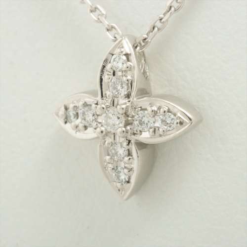 Vendome Aoyama diamond Necklace Pt950×Pt850 AB rank