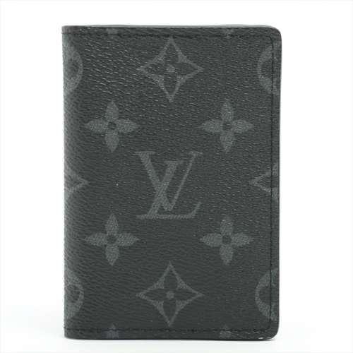 Vuitton éclipse de monogramme Organisateur de Poche M61696 étui à cartes noir Rang SA