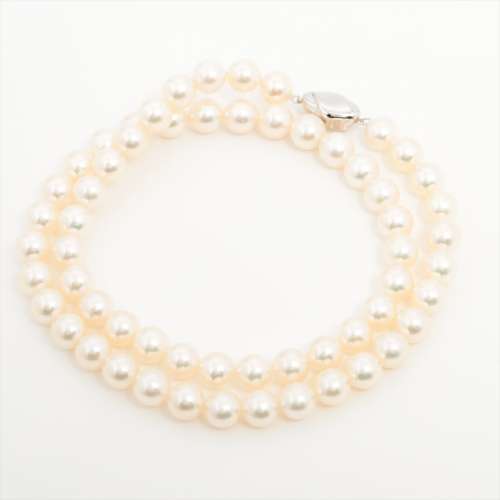 Pearl Necklace SV Approx. 8.5 mm to 9.0 mm B rank