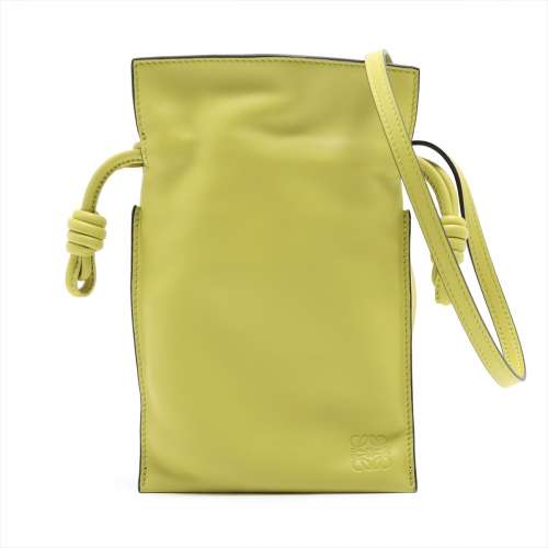 Loewe poche flamenco cuir sac à bandoulière jaune Rang AB