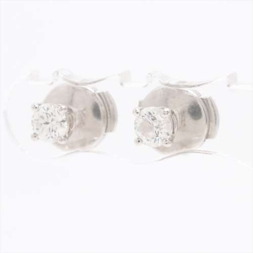 Tiffany Stud diamond Piercing jewelry Pt950 E AB rank