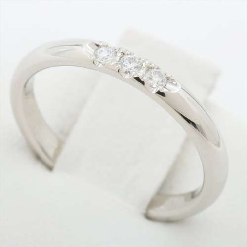 Mikimoto diamond rings Pt950 AB rank