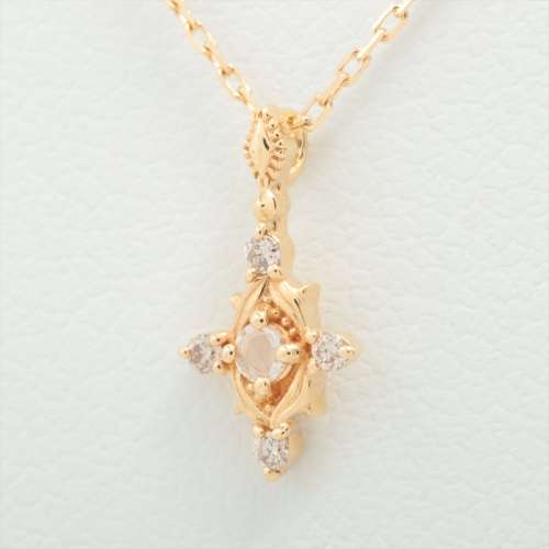 aget diamond Necklace K18(YG) AB rank