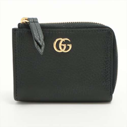 Gucci G.G. Marmont 644406 cuir porte-monnaie noir Rang AB