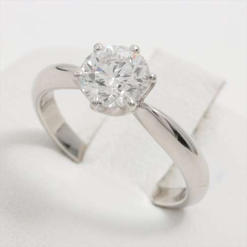 Mikimoto diamond rings Pt950 E AB rank