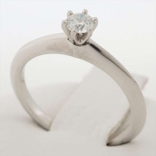 Tiffany Solitaire diamond rings Pt950 E AB rank