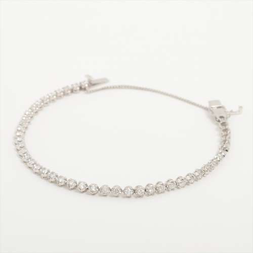 Diamants bracelets Pt900×K14WG Rang B