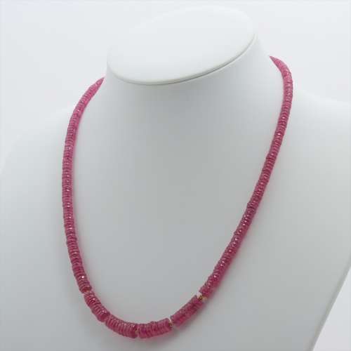 Colored stone Necklace K18 B rank