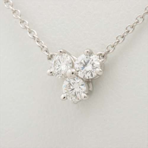 Tiffany Aria diamond Necklace Pt950 AB rank